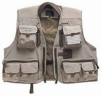 Crystal River Deluxe Fishing Vest (Brown, Large) by South Bend