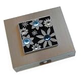 Gem Garden Black Travel Jewelry Case