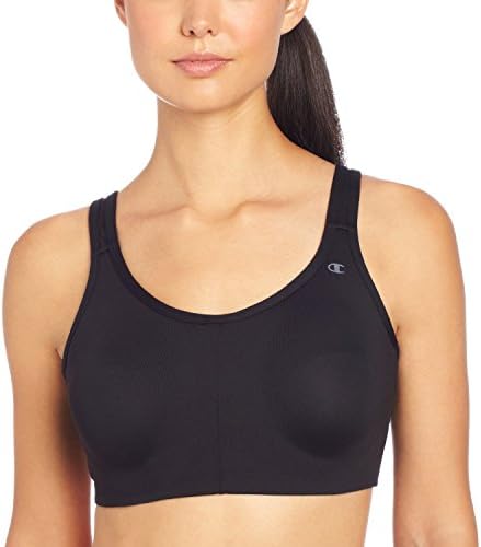 Champion Underwire Double Dry Distance Sports Bra 36/38D/DD Black
