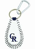 MLB Colorado Rockies Baseball Keychain