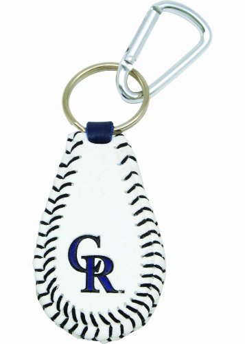 MLB Colorado Rockies Baseball Keychain