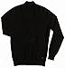 Citizen Cashmere Men's Mock Turtle Neck Sweater - Pure Cashmere Long Sleeve Slim Fit Knitted Pullover Casual Black