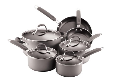 Farberware 20772 Enhanced 10-Piece Nonstick Cookware Set