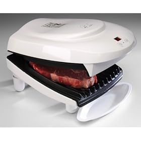 George Foreman Indoor Grill with Timer - Extra Large Family Size GR26TMR by Bun Warmers