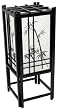 Best Inexpensive Affordable Useful Gift - 18" Bamboo Art Electric Japanese Lantern Table Lamp - Black