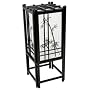 Best Inexpensive Affordable Useful Gift - 18" Bamboo Art Electric Japanese Lantern Table Lamp - Black