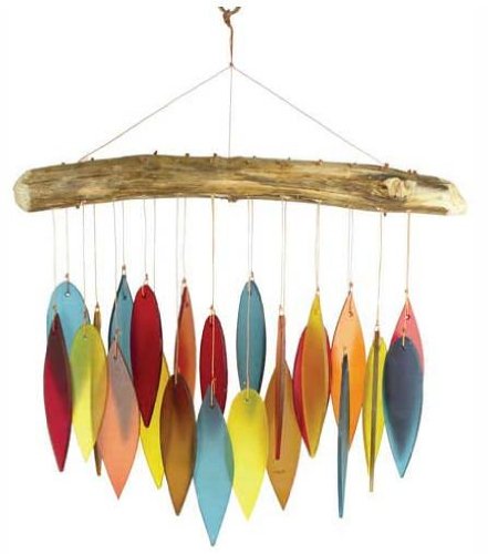Blue Handworks Santa Fe Glass Wind Chime Blue Handworks Santa Fe Glass Wind Chime