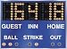 MP-6400 OUTDOOR PORTABLE SCOREBOARD
