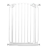 Dream Baby Swinging Security Gate with Extensions - White (Tall)