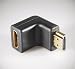 Mediabridge - Right Angle ( 90 Degree Vertical to Horizontal ) HDMI Female to HDMI Male Adapter