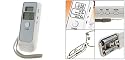 Alcohol Breath Analyser Tester Breathalyzer Dual LCD Screen Timer Clock -white
