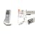 Alcohol Breath Analyser Tester Breathalyzer Dual LCD Screen Timer Clock -white