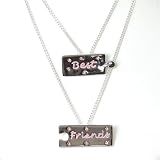 Foxy Girls 15 Best Friend Pendants Necklace Presented In Branded Box