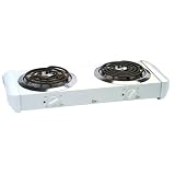 Elite Cuisine Double Coil Burner Rectangle