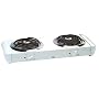 Maxi-Matic EDB-302 Elite Cuisine 1000-Watts Double Burner Hot Plate, White