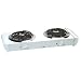 Maxi-Matic EDB-302 Elite Cuisine 1000-Watts Double Burner Hot Plate, White