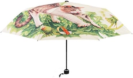 Lazy Cat Original Illustrations Umbrella Manual Folding Sun/Rain Umbrella