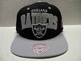 Mitchell and Ness NFL LA Raiders Arch 2 Tone Retro Snapback Cap