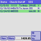 Handy Checkbook downloadable Software