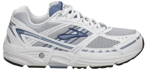 Brooks Women's Addiction 9 Road Running Shoe,Silver/Infinity/PearlWhite/Twilight/Black,7.5 B