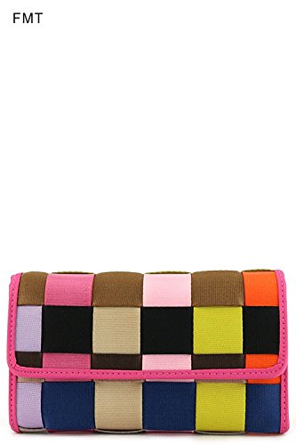 COMELY POLYWOVEN SEAT BELT TOTE BAG / WALLET