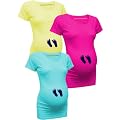 witzige Umstandsmode Print T-Shirt - Babyf��e - versch. Farben
