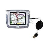 Retractable USB Cable for the Magellan Roadmate 6000T with Power Hot Sync and Charge capabilities - uses Gomadic TipExchange Technology