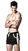 SILKWORLD Men's Mesh Athletic Running Shorts with Pockets (X-Large, 101-Black)