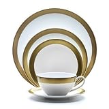 Wedgwood 5013308655 Satine Gold Covered Vegetable Bowl 1.5-qt.