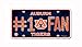Rico Industries NCAA Auburn Tigers #1 Fan Metal License Plate Tag