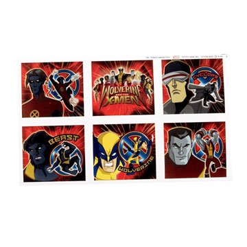  Wolverine Stickers 4 Sheets