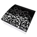 Black & White Fleur Design Skin Decal Sticker for the PS3 Slim