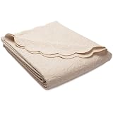 Columbine Cody Antique Matelasse Queen Coverlet, Ecru by 