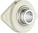 MRC C2F108ZMG Flange Unit, 2 Bolt Holes, Relubricatable, Non-Expansion, Composite, Setscrew Locking Inner Ring, ZMaRC Coated Insert, Inch, 1-1/2" Bore Diameter