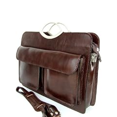 Luxus Business-/ Aktentasche mit Gurt DIN A4 und LAPTOP geeignet, LEDER