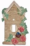Lightswitch Rose Victorian Rustic Birdhouse Light Switch Plate Cover