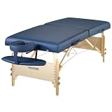 Master Massage 30" Coronado LX Portable Massage Table Package, Royal Blue (Includes FREE Carrying Case, Bolster, Spa Music CD's and Pillow Covers)