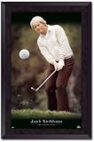 SPGA Upper Deck Jack Nicklaus Unsigned Breaking Through Display Piece - Framed