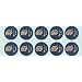 PHI-TEN MLB Authentic Titanium Discs, San Diego Padres, 10 Discs