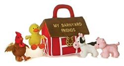 Aurora World Barn Yard Friends Carrier With Sound