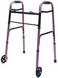 Graham Field Lumex Colorselect Adult Walker With Wheels Everyday Walker W/ 5" Wheels Dual Release