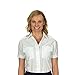 Van Heusen Women's Aviator Pilot Shirt - Short Sleeve, White