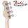 Fender Starcaster Black Precision Bass Electric Bass Pack - Includes: Black Starcaster P Bass, Planet Waves Strap, Bass Cable, Planet Waves/GO-DPS 16-Pick Sampler (PW-SAMPLER), Ultra Bass Stand & 15 Watt Bass Amp