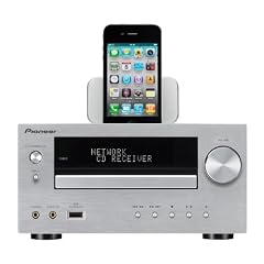 Pioneer XC-HM70-S HiFi Kompaktanlage ohne Lautsprecher (DLNA, CD/MP3/WMA-Player, Internet Radio, Apple iPod-Dock, USB 2.0) silber