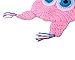 niceEshop(TM) Cute Toddler Owls Crochet Wool Cap Hat With Earflap ,Pink&Roseo