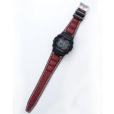 ジャン・ルソー×G-SHOCK専用革ベルト(赤)の画像