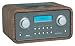 Tangent 11062TRIO wallnut Dab Radio with alarm clock