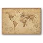 World Map - Antique 36"x24" Art Print Poster
