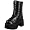 Pleaser Women's Ranger-301 Platform Calf Boot,Black,7 M US