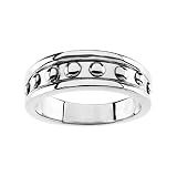 14K White Gold Wedding Band